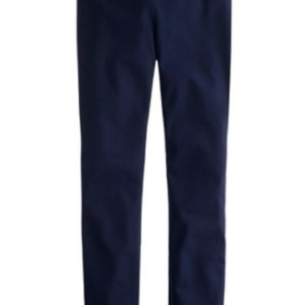 J. Crew Navy Blue Minnie Pants in Stretch Twill